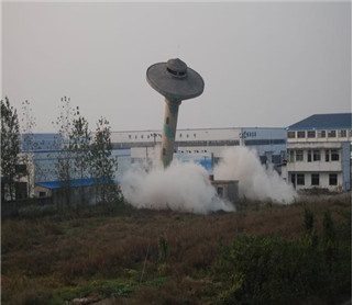 廢棄水塔拆除施工技術措施：
