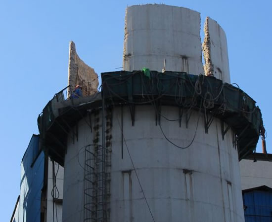 煙囪人工拆除施工專業(yè)技術(shù)